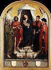 Rogier Van Der Weyden Wall Art - Virgin with the Child and Four Saints